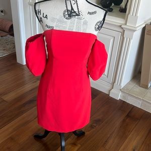 Marciano Los Angeles Orange off the shoulder sleeves with zip back size S